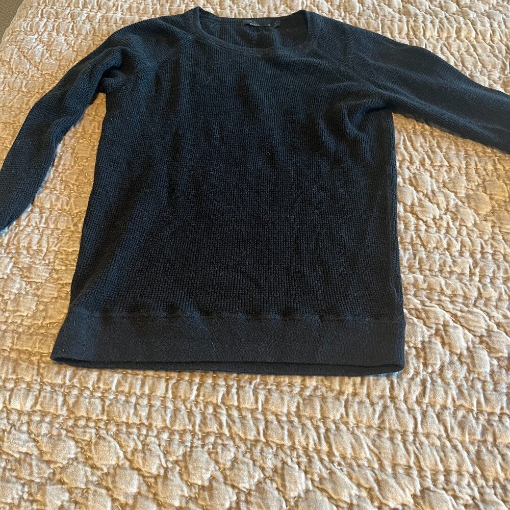 Prana Cozy Up Black Sweater Size S
